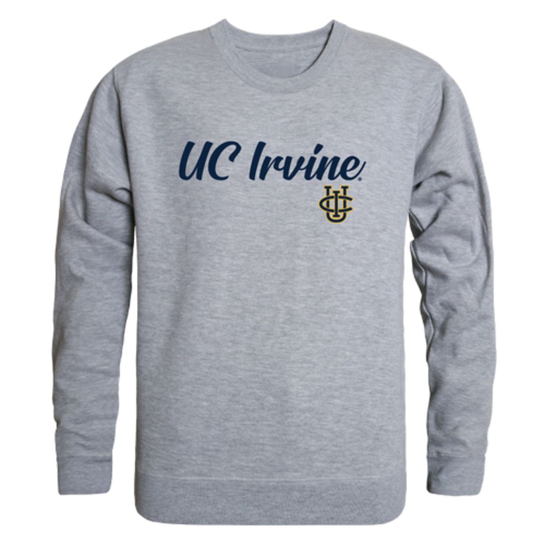 University of California UC Irvine Anteaters Script Crewneck Pullover Sweatshirt Sweater Black-Campus-Wardrobe