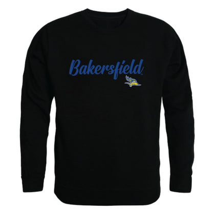 CSUB California State University Bakersfield Roadrunners Script Crewneck Pullover Sweatshirt Sweater Black-Campus-Wardrobe