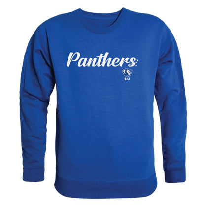 EIU Eastern Illinois University Panthers Script Crewneck Pullover Sweatshirt Sweater Black-Campus-Wardrobe