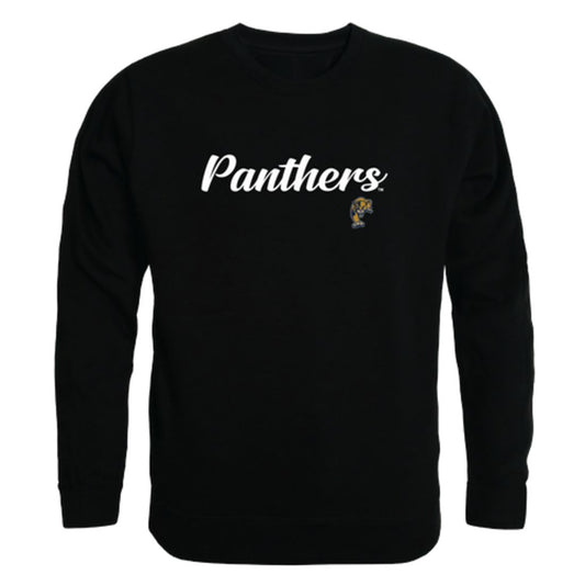 FIU Florida International University Panthers Script Crewneck Pullover Sweatshirt Sweater Black-Campus-Wardrobe