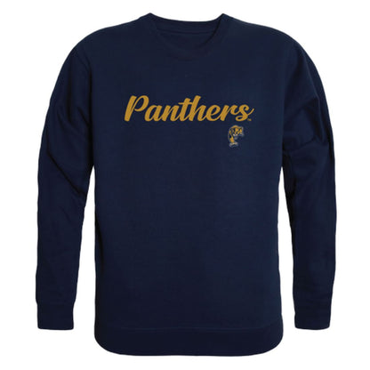 FIU Florida International University Panthers Script Crewneck Pullover Sweatshirt Sweater Black-Campus-Wardrobe