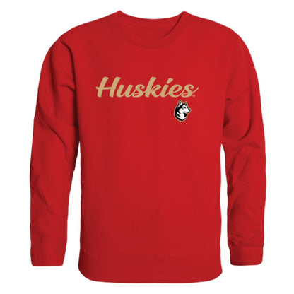 Northeastern University Huskies Script Crewneck Pullover Sweatshirt Sweater Black-Campus-Wardrobe