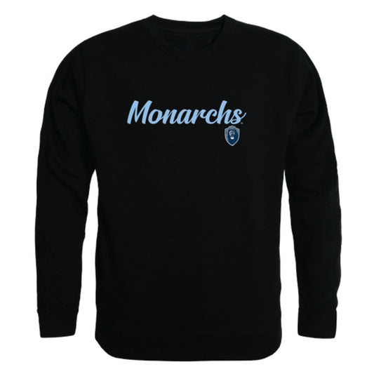 ODU Old Dominion University Monarchs Script Crewneck Pullover Sweatshirt Sweater Black-Campus-Wardrobe