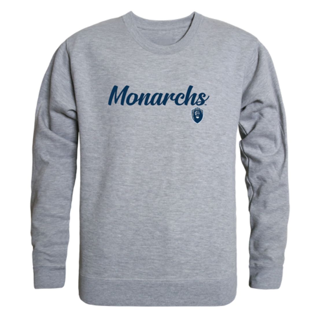 ODU Old Dominion University Monarchs Script Crewneck Pullover Sweatshirt Sweater Black-Campus-Wardrobe