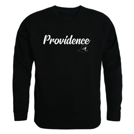 Providence College Friars Script Crewneck Pullover Sweatshirt Sweater Black-Campus-Wardrobe