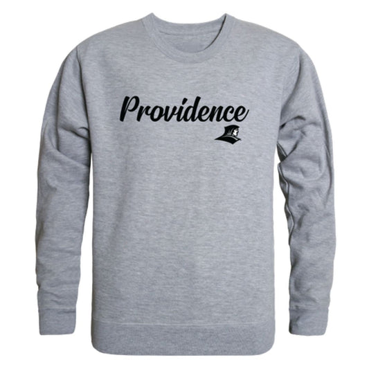Mouseover Image, Providence College Friars Script Crewneck Pullover Sweatshirt Sweater Black-Campus-Wardrobe
