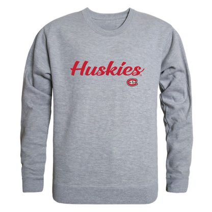 St. Cloud State University Huskies Script Crewneck Pullover Sweatshirt Sweater Black-Campus-Wardrobe