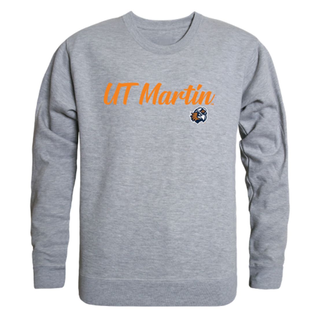 UT University of Tennessee at Martin Skyhawks Script Crewneck Pullover Sweatshirt Sweater Black-Campus-Wardrobe