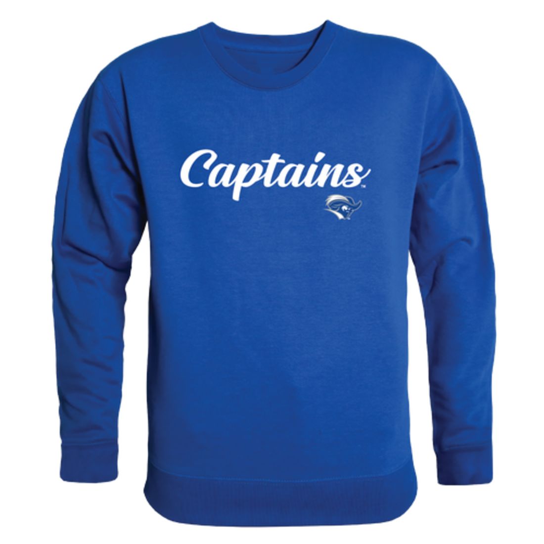 CNU Christopher Newport University Captains Script Crewneck Pullover Sweatshirt Sweater Black-Campus-Wardrobe