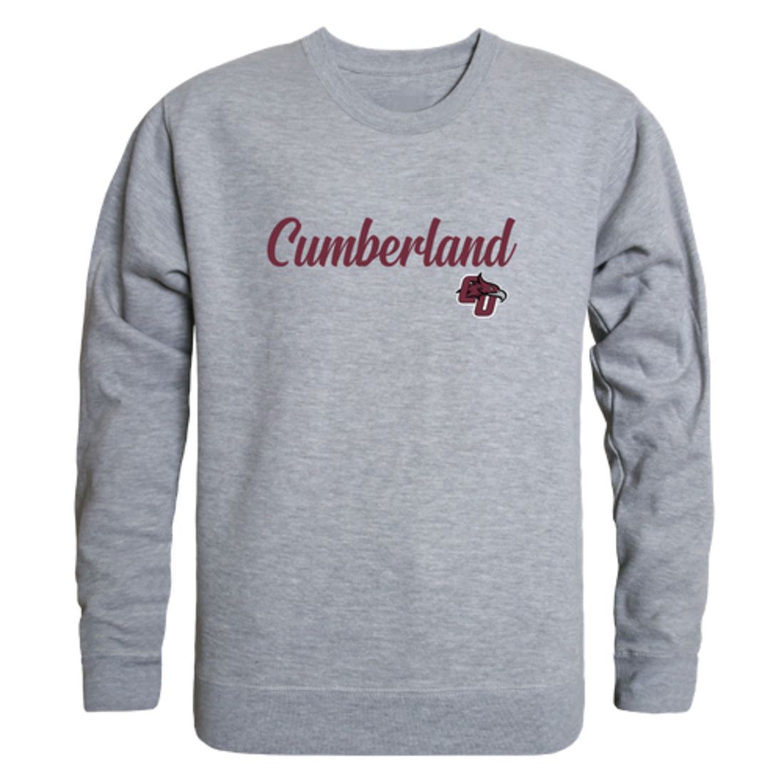 Cumberland University Phoenix Script Crewneck Pullover Sweatshirt Sweater Black-Campus-Wardrobe