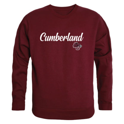 Cumberland University Phoenix Script Crewneck Pullover Sweatshirt Sweater Black-Campus-Wardrobe