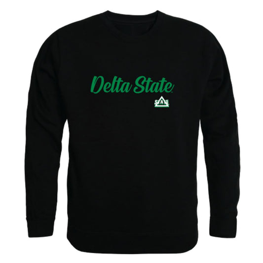DSU Delta State University Statesmen Script Crewneck Pullover Sweatshirt Sweater Black-Campus-Wardrobe