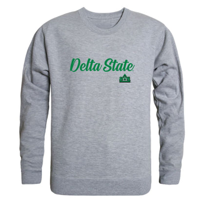 DSU Delta State University Statesmen Script Crewneck Pullover Sweatshirt Sweater Black-Campus-Wardrobe