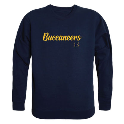 ETSU East Tennessee State University Buccaneers Script Crewneck Pullover Sweatshirt Sweater Heather Charcoal-Campus-Wardrobe