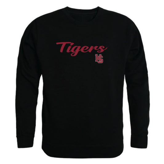 HSC Hampden-Sydney College Tigers Script Crewneck Pullover Sweatshirt Sweater Black-Campus-Wardrobe