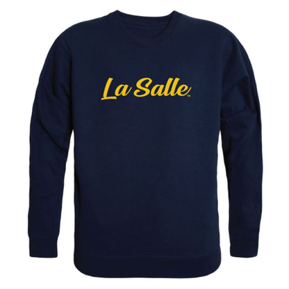 La Salle University Explorers Script Crewneck Pullover Sweatshirt Sweater Black-Campus-Wardrobe