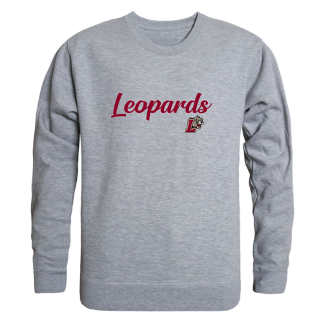 Lafayette College Leopards Script Crewneck Pullover Sweatshirt Sweater Black-Campus-Wardrobe