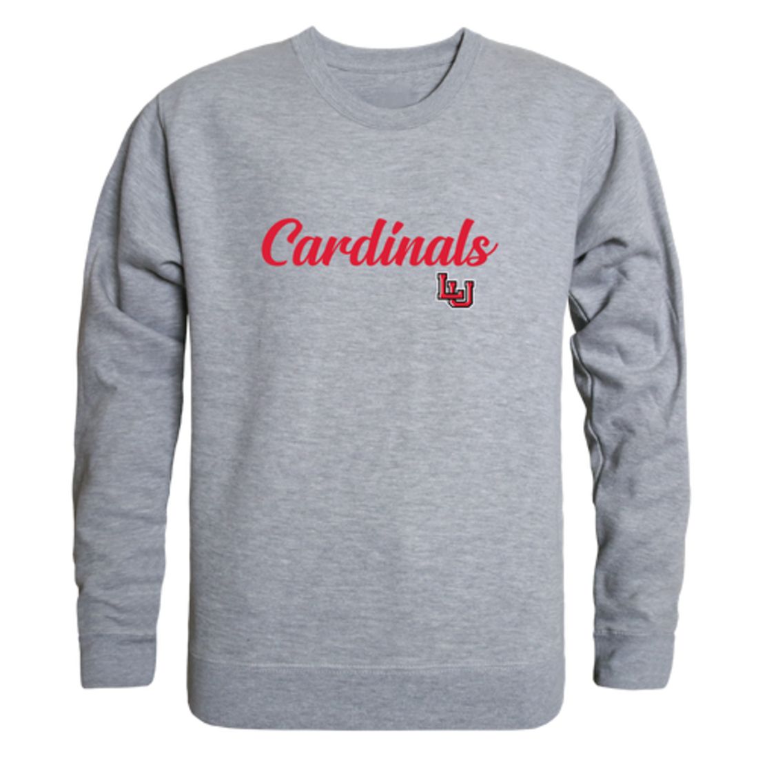 Lamar University Cardinals Script Crewneck Pullover Sweatshirt Sweater Black-Campus-Wardrobe