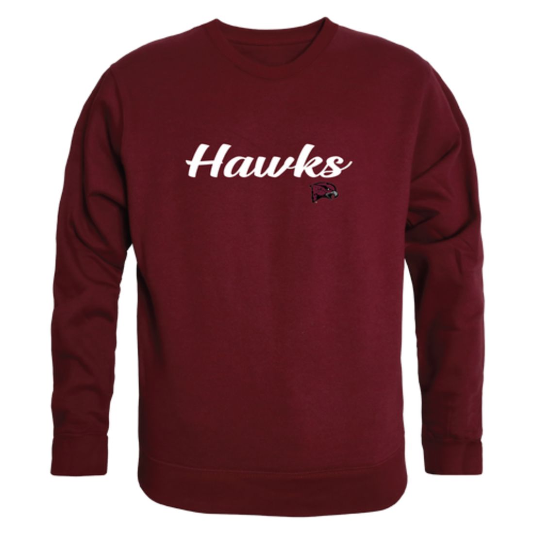 UMES University of Maryland Eastern Shore Hawks Script Crewneck Pullover Sweatshirt Sweater Black-Campus-Wardrobe