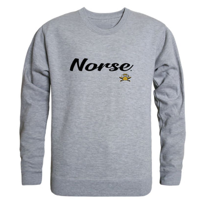 NKU Northern Kentucky University Norse Script Crewneck Pullover Sweatshirt Sweater Black-Campus-Wardrobe