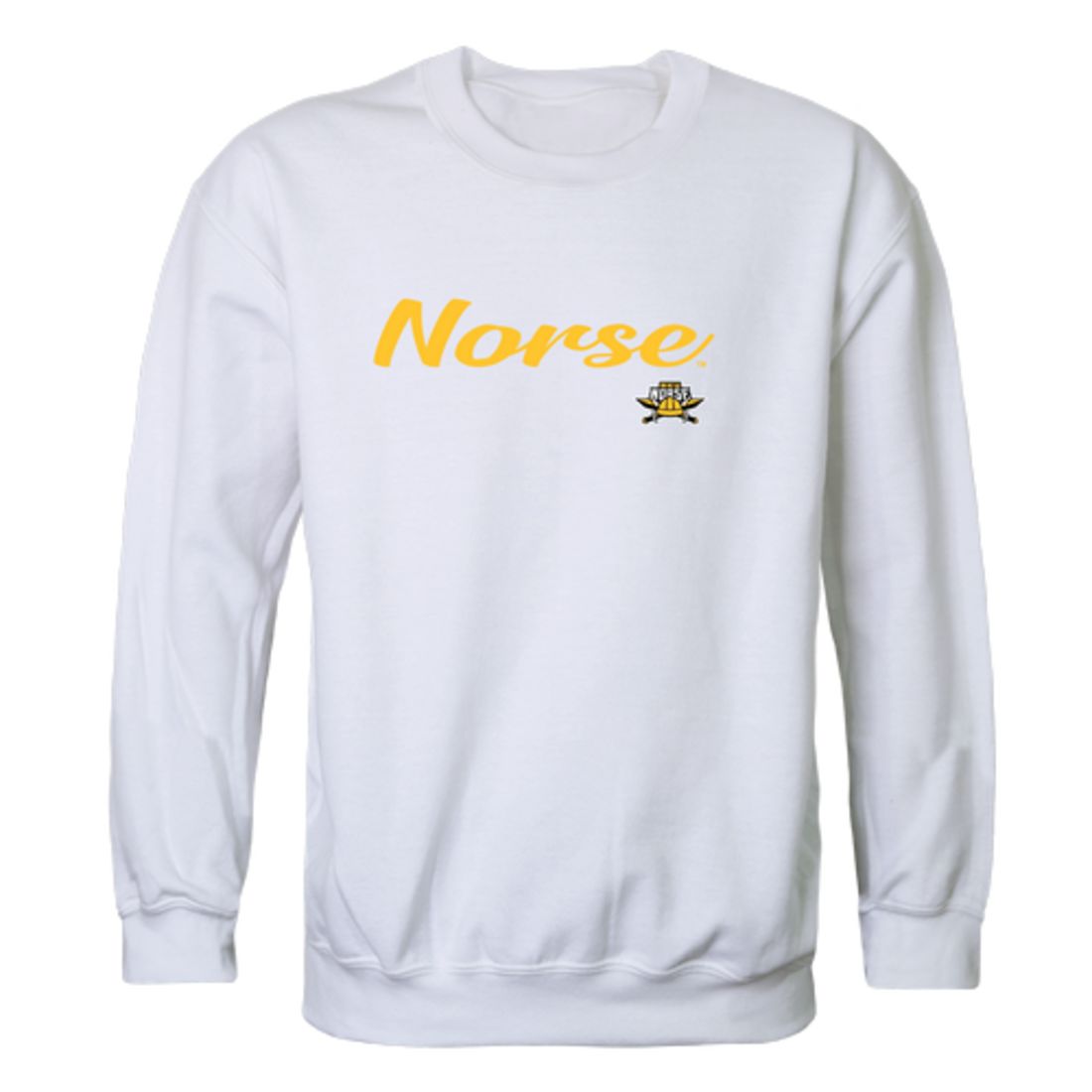 NKU Northern Kentucky University Norse Script Crewneck Pullover Sweatshirt Sweater Black-Campus-Wardrobe