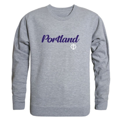 UP University of Portland Pilots Script Crewneck Pullover Sweatshirt Sweater Black-Campus-Wardrobe