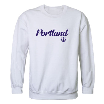 UP University of Portland Pilots Script Crewneck Pullover Sweatshirt Sweater Black-Campus-Wardrobe