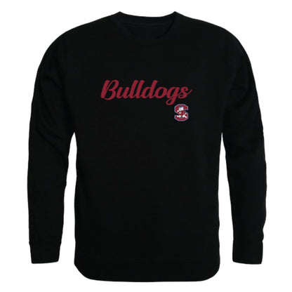South Carolina State University Bulldogs Script Crewneck Pullover Sweatshirt Sweater Black-Campus-Wardrobe