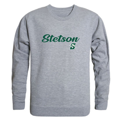 Stetson University Hatters Script Crewneck Pullover Sweatshirt Sweater Black-Campus-Wardrobe