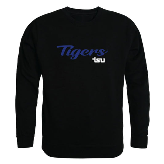 TSU Tennessee State University Tigers Script Crewneck Pullover Sweatshirt Sweater Black-Campus-Wardrobe