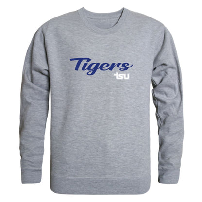 TSU Tennessee State University Tigers Script Crewneck Pullover Sweatshirt Sweater Black-Campus-Wardrobe