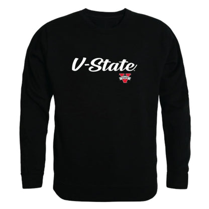 Valdosta V-State University Blazers Script Crewneck Pullover Sweatshirt Sweater Black-Campus-Wardrobe