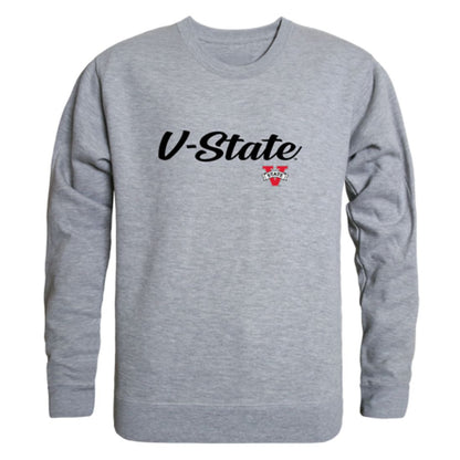 Valdosta V-State University Blazers Script Crewneck Pullover Sweatshirt Sweater Black-Campus-Wardrobe