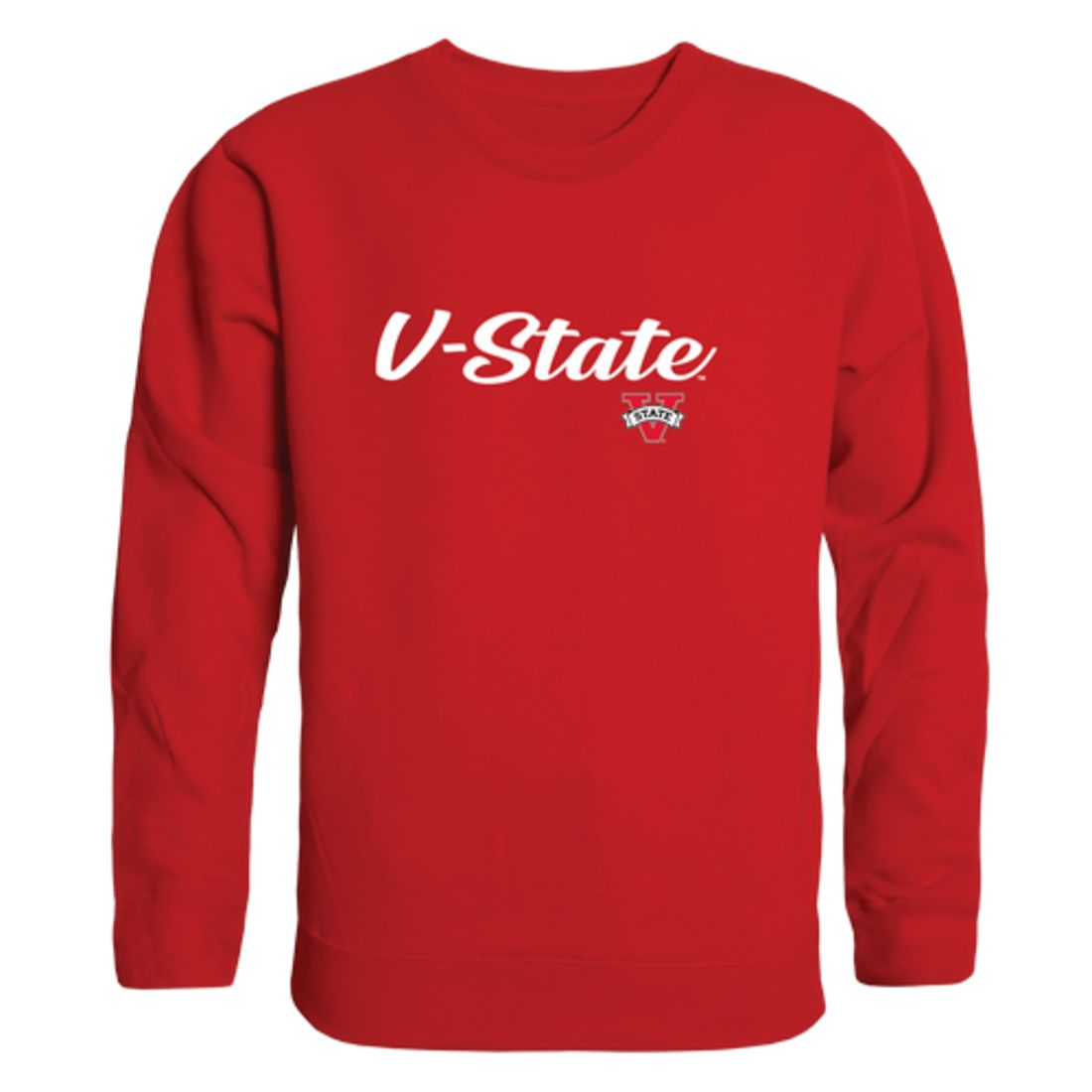 Valdosta V-State University Blazers Script Crewneck Pullover Sweatshirt Sweater Black-Campus-Wardrobe