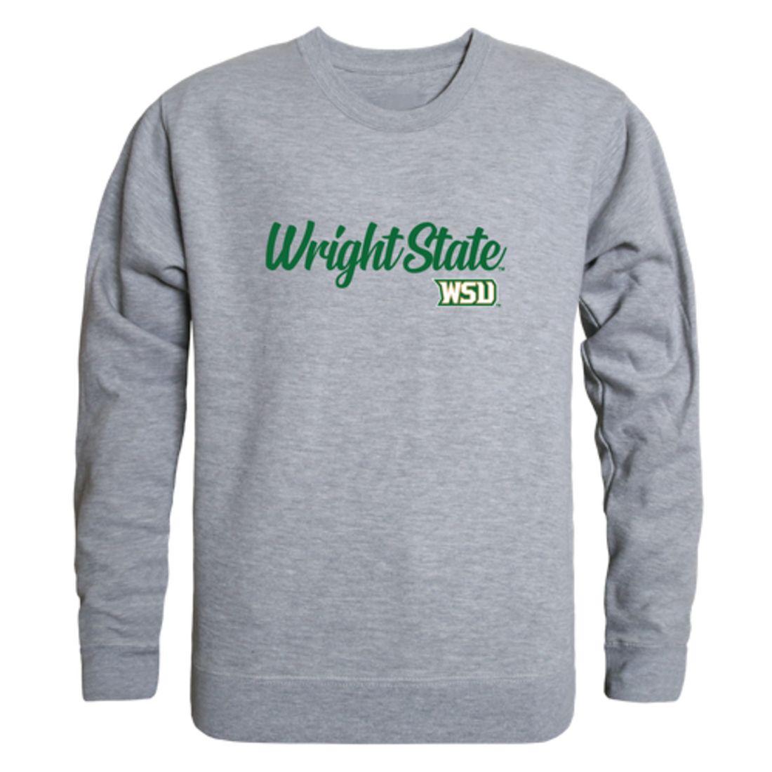 Wright State University Raiders Script Crewneck Pullover Sweatshirt Sweater Black-Campus-Wardrobe