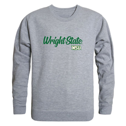 Wright State University Raiders Script Crewneck Pullover Sweatshirt Sweater Black-Campus-Wardrobe