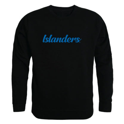 TAMUCC Texas A&M University Corpus Christi Islanders Script Crewneck Pullover Sweatshirt Sweater Black-Campus-Wardrobe