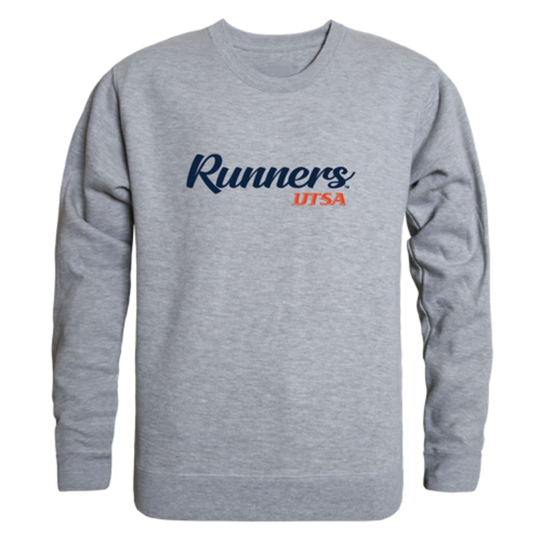 UTSA University of Texas at San Antonio Roadrunners Script Crewneck Pullover Sweatshirt Sweater Black-Campus-Wardrobe