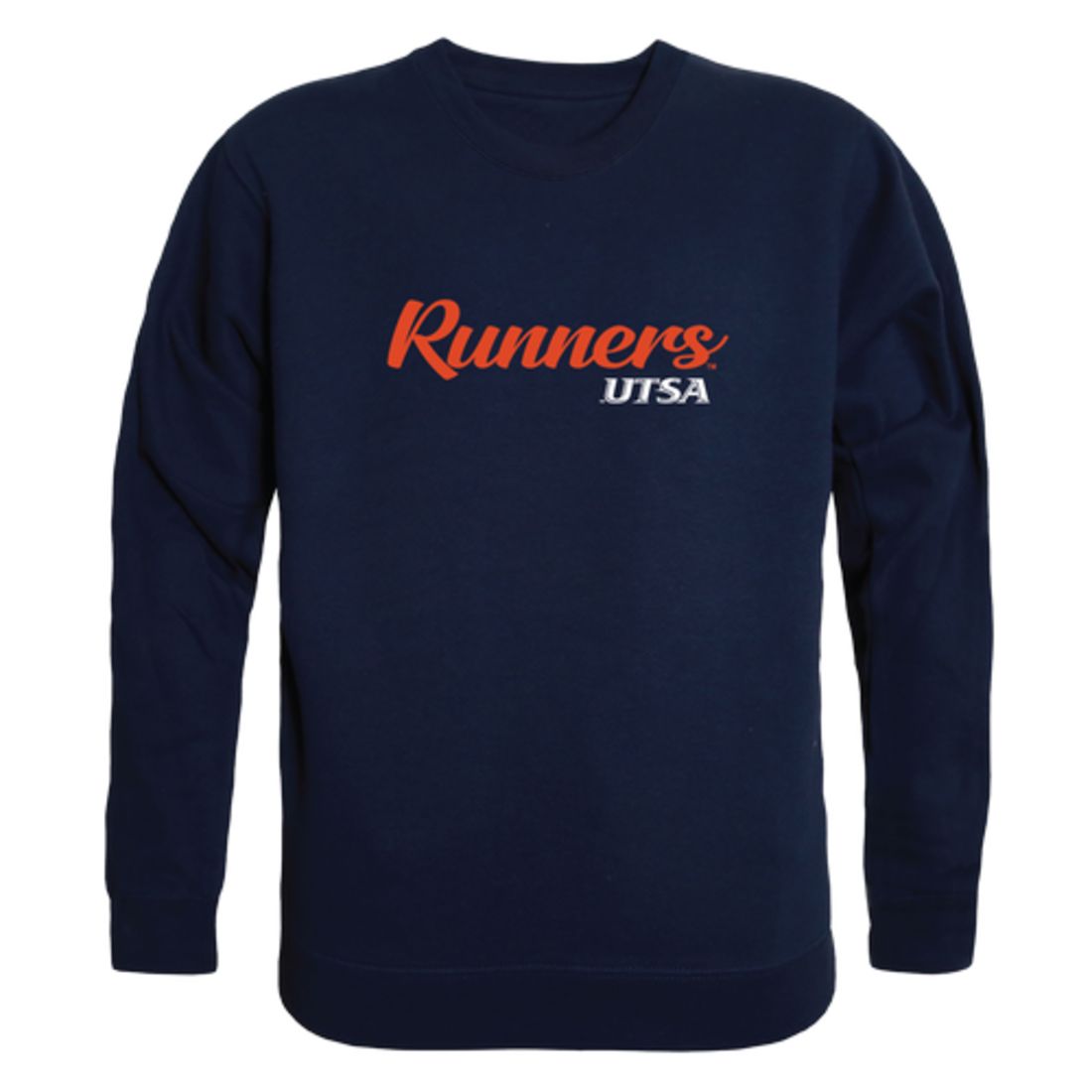 UTSA University of Texas at San Antonio Roadrunners Script Crewneck Pullover Sweatshirt Sweater Black-Campus-Wardrobe