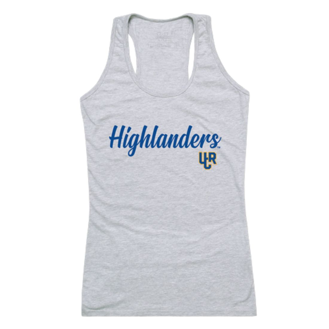 University of California UC Riverside The Highlanders Womens Script Tank Top T-Shirt-Campus-Wardrobe