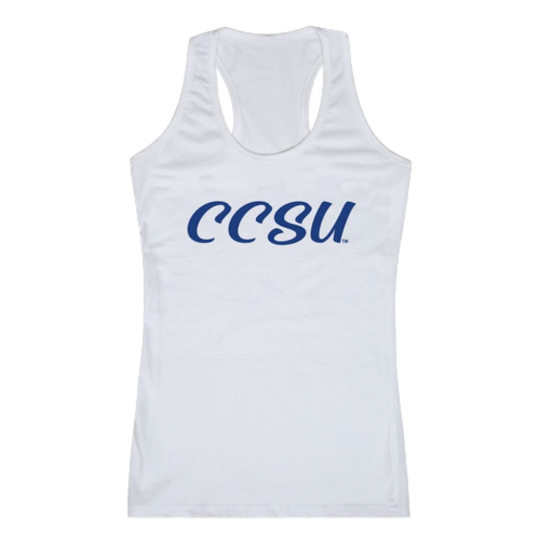 CCSU Central Connecticut State University Devils Womens Script Tank Top T-Shirt-Campus-Wardrobe