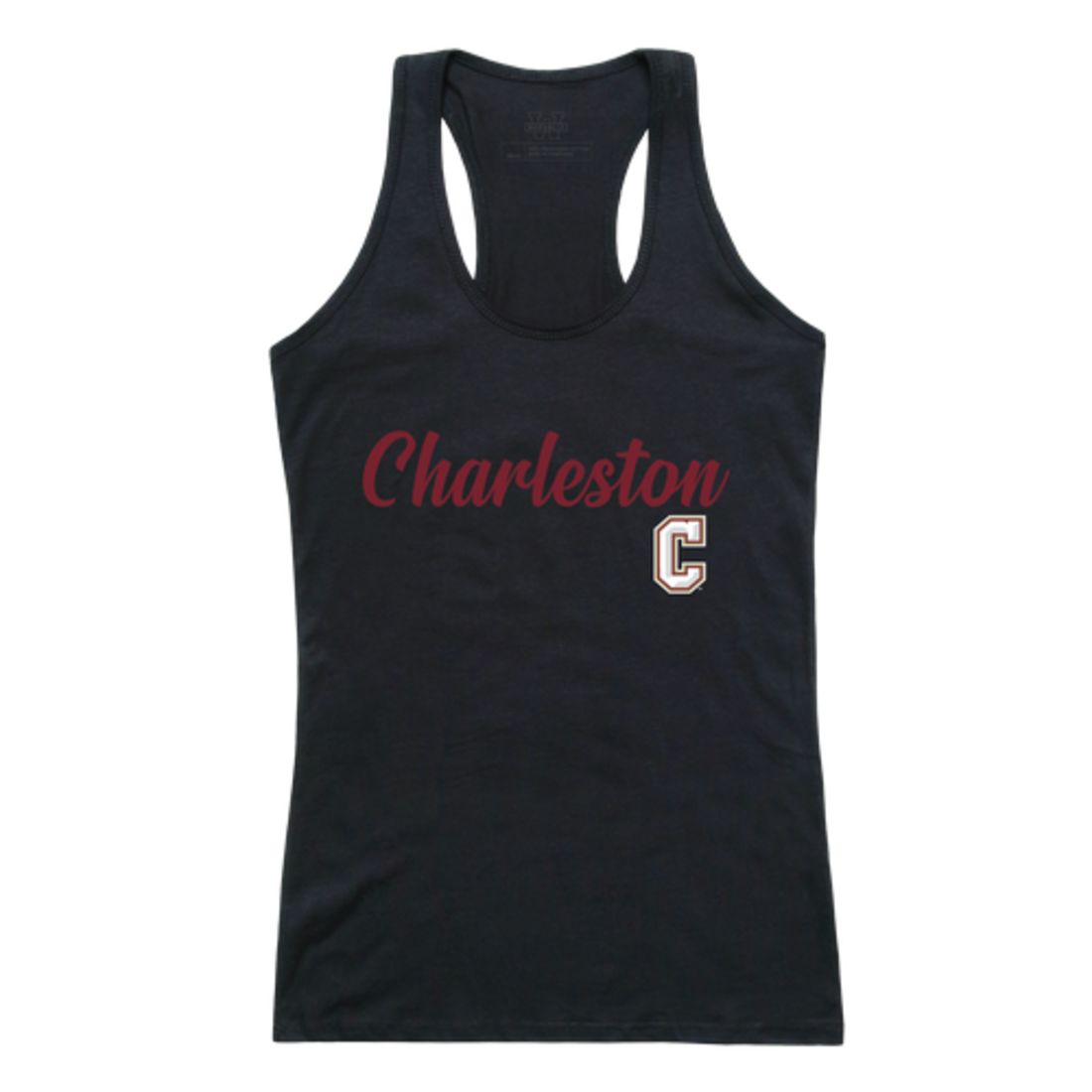 COFC College of Charleston Cougars Womens Script Tank Top T-Shirt-Campus-Wardrobe