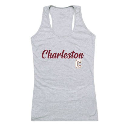 COFC College of Charleston Cougars Womens Script Tank Top T-Shirt-Campus-Wardrobe