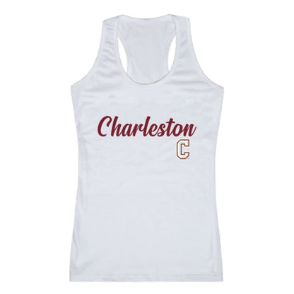 COFC College of Charleston Cougars Womens Script Tank Top T-Shirt-Campus-Wardrobe