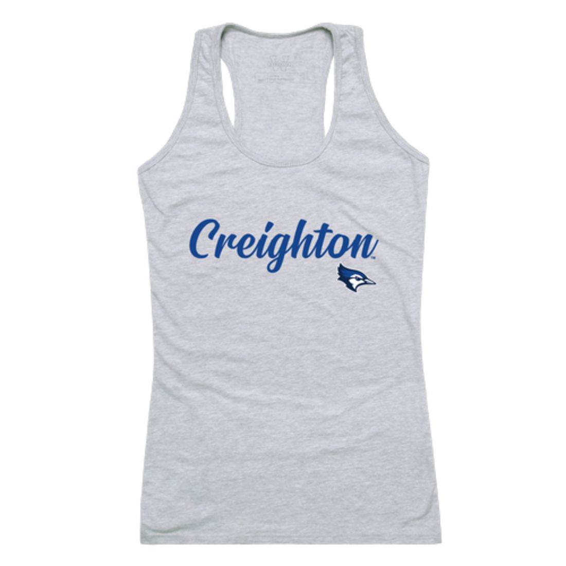 Creighton Universityjays Womens Script Tank Top T-Shirt-Campus-Wardrobe