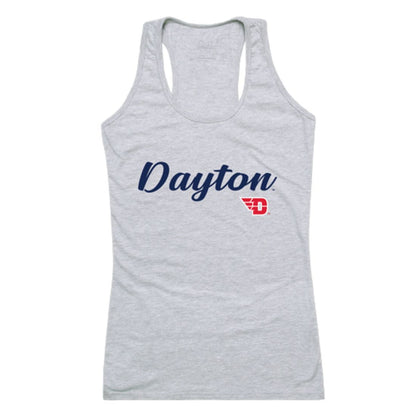UD University of Dayton Flyers Womens Script Tank Top T-Shirt-Campus-Wardrobe