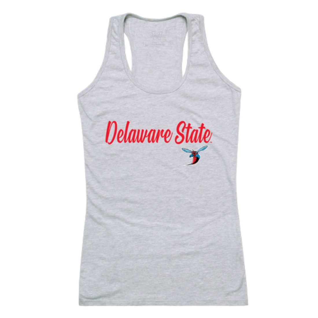 DSU Delaware State University Hornet Womens Script Tank Top T-Shirt-Campus-Wardrobe