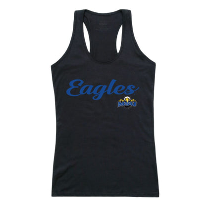 MSU Morehead State University Eagles Womens Script Tank Top T-Shirt-Campus-Wardrobe