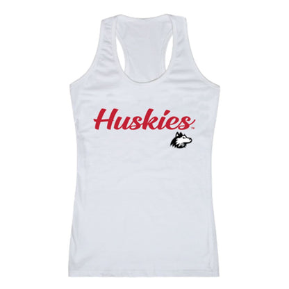 NIU Northern Illinois University Huskies Womens Script Tank Top T-Shirt-Campus-Wardrobe