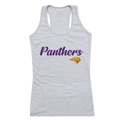 University of Northern Iowa Panthers Womens Script Tank Top T-Shirt-Campus-Wardrobe